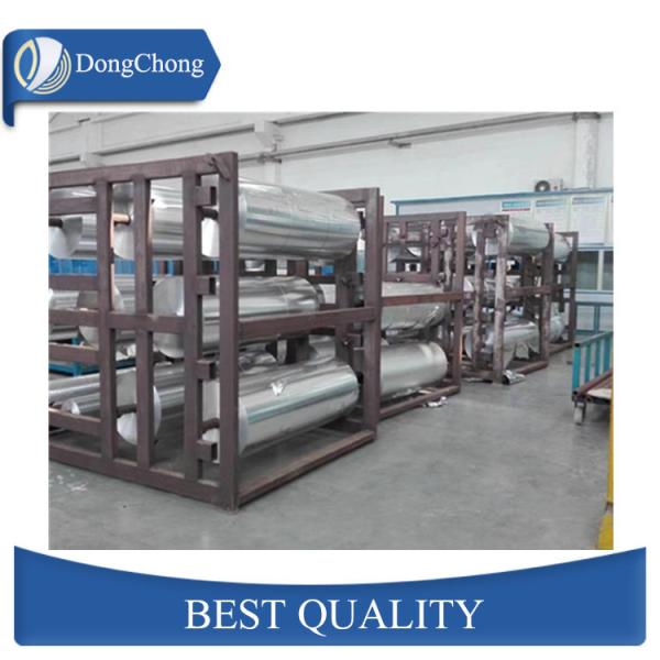 Thin Industrial Aluminium Foil , Plain Aluminium Foil For Hydrophilic 1200-H24