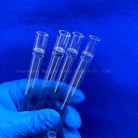 Fabricant chinois tube de verre de quartz résistant à haute température de laboratoire sur mesure