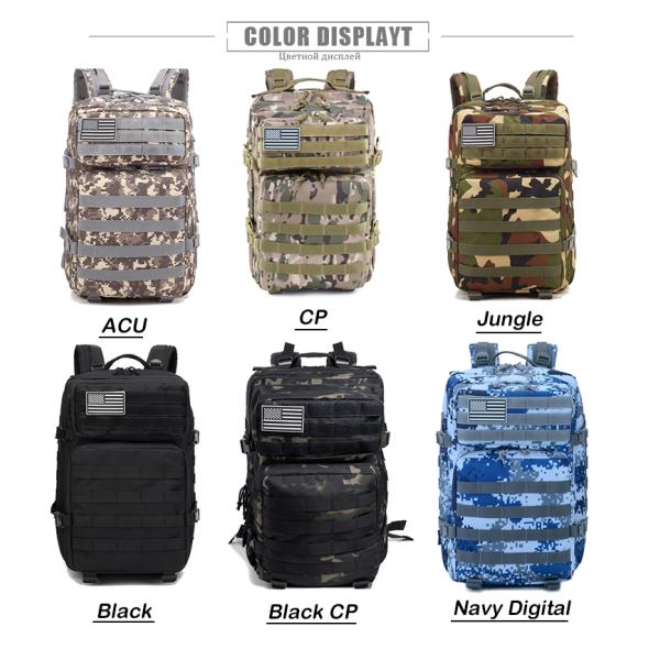 Men Army Military Tactical Backpack Hiking Camping Hunting