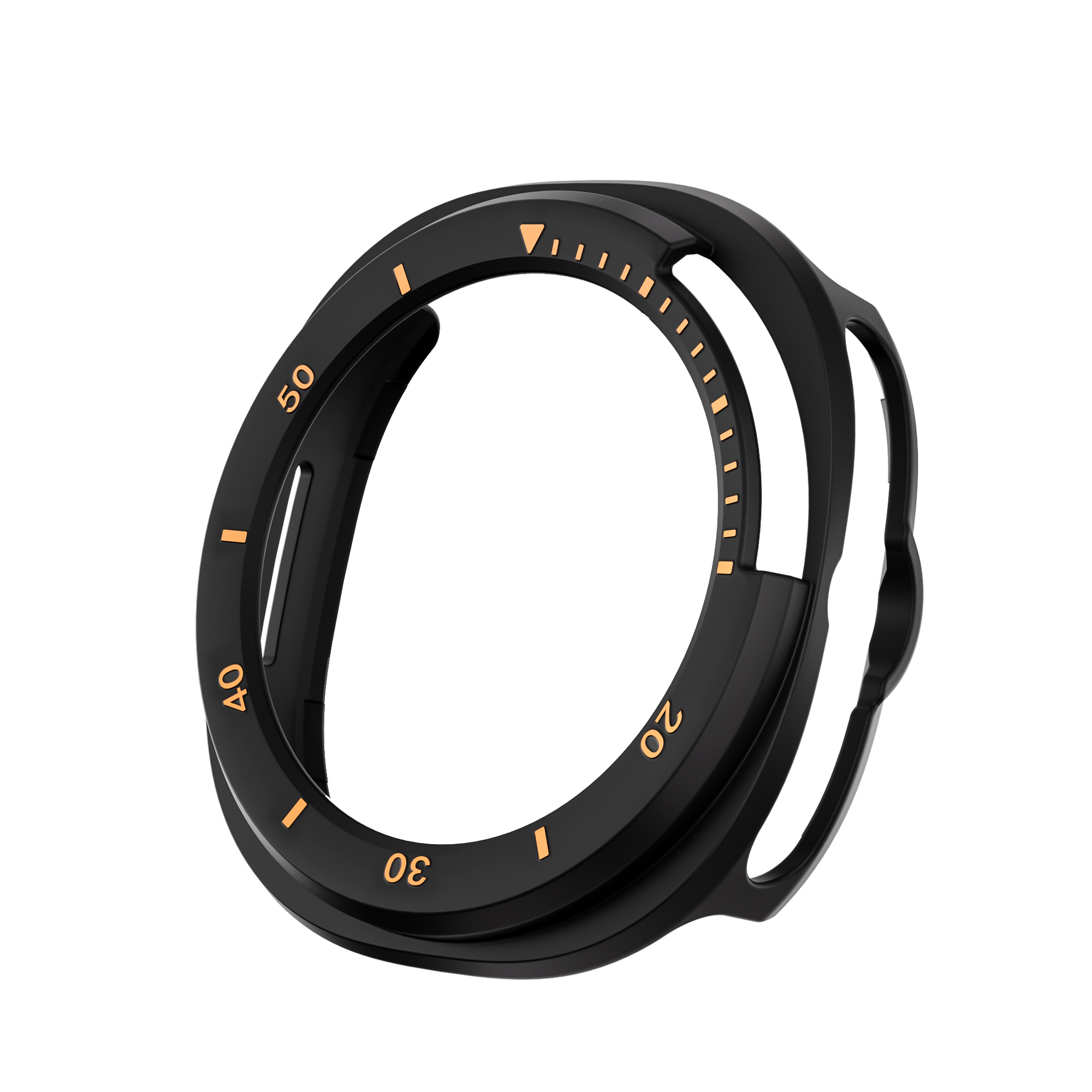 Eraysun PC Hollow Case With Scale for Samsung Galaxy Watch 8 Classic Watch Cover Case