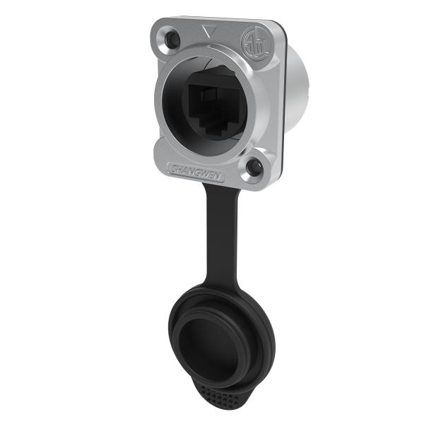 Промышленный Ethernet-соединитель шасси женский наружный водонепроницаемый Rj45-соединитель