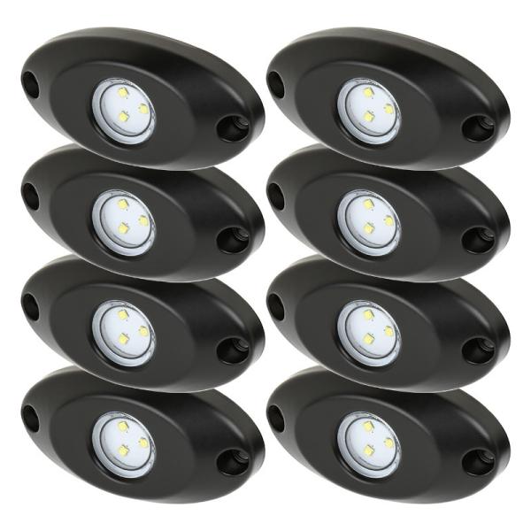 Únicas luzes da rocha do RGB 6500K Underglow da vagem para o carro do barco