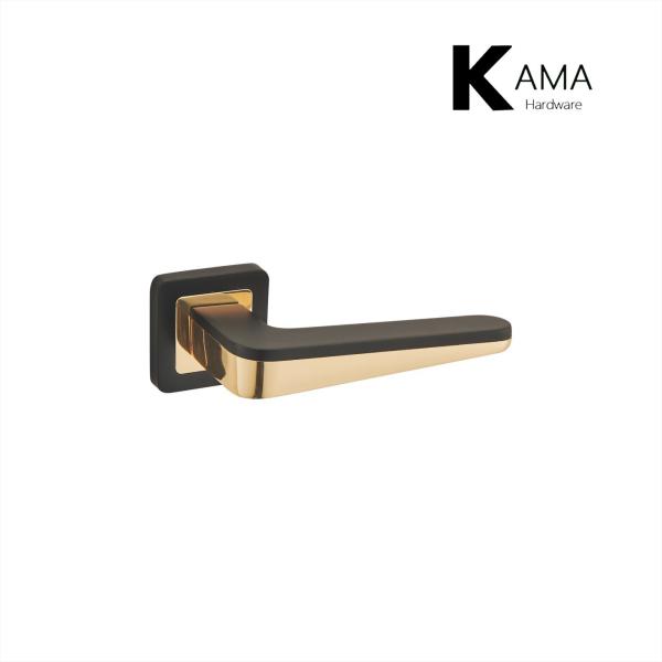 Zinc Alloy Silver Mortise Door Lock Handle Set Mute Split For Wooden Doors