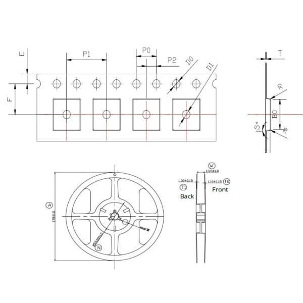Белая высокая эффективность 215lm/W 225lm/W обломока 6V 1W СИД цвета 5050 SMD