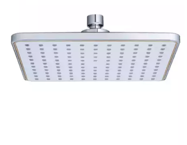 АБС Пластиковый квадратный ванный мойка Душевая головка с хромной вершиной