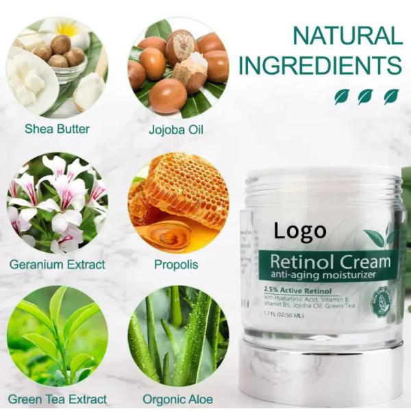 Infused Retinol Face Cream Skincare OEM Whitening Anti Wrinkles Brightening