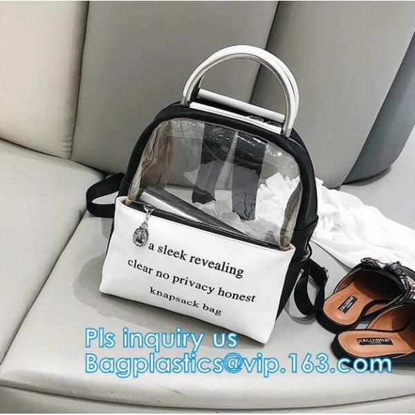 PVC Waterproof Dry Bag Hiking Backpack, Fashionable Transparent Waterproof Pvc Backpack, Casual Clear PVC Backpack Plast