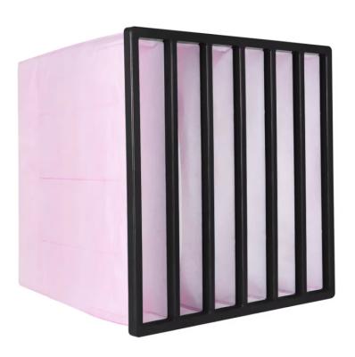 F5 / F6 / F7 / F8 / F9 filtros de ar de saco personalizados para cabine de pulverização de tinta industrial