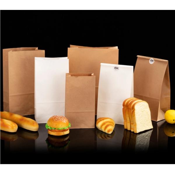 Flat Bottomed Folding Paper Packaging For Take Away Sandwich