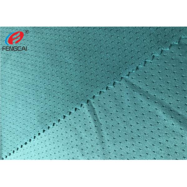 Thin Dry Fit Polyester Lycra Stretch Mesh Fabric Breathable Jerseys Material