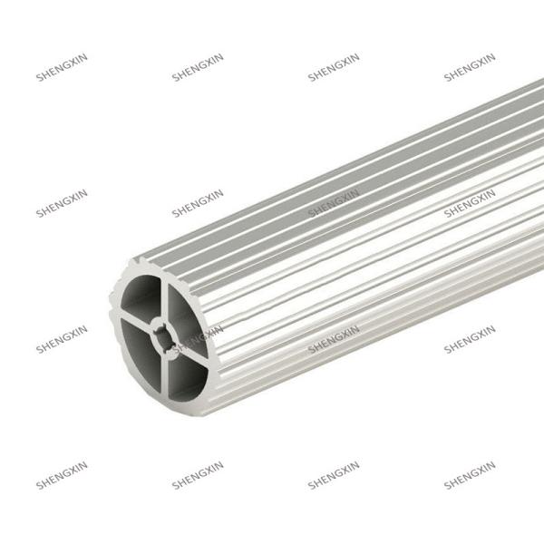 Temper T3-T8 Custom Extrusion Silver Anodizing Industrial Aluminum Profile