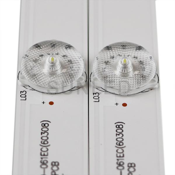 У типа светодиодный телевизор фонарь SMD3030 Алюминиевый материал корпуса лампы прочный для 32ln