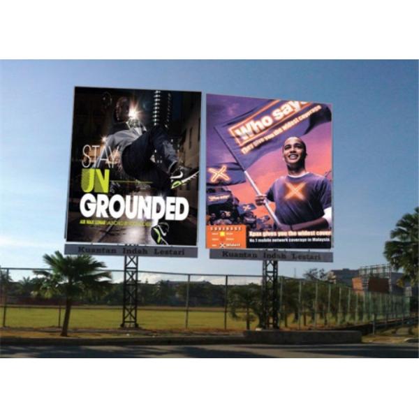 Curved P16mm Digital Advertising Board , Led Digital Billboard 281 Trillion Colour