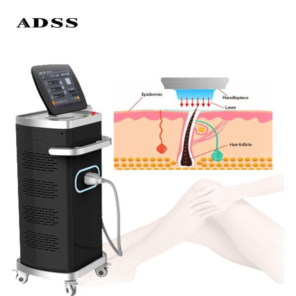 Diode Laser Hair Removal Machine ADSS Fast and Permanent 808nm Ce Stationary Abs for Commercial & Home Use,for Commercial CN;BEI