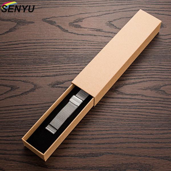 Watch Strap Kraft Paper Packaging with Drawer / Brown Kraft Paper Box Custom Design