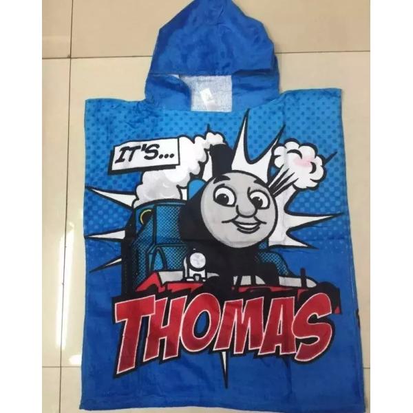 Summer Baby Bathrobe Children Beach Cloak Hooded Towel Bathrobe Towel