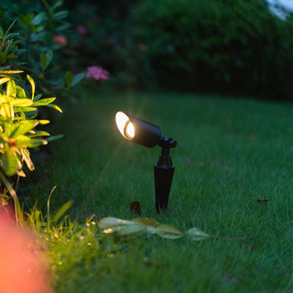 Parque al aire libre llevado accionado solar de la decoración de la lámpara AC220-240V de las luces del césped de la mazorca