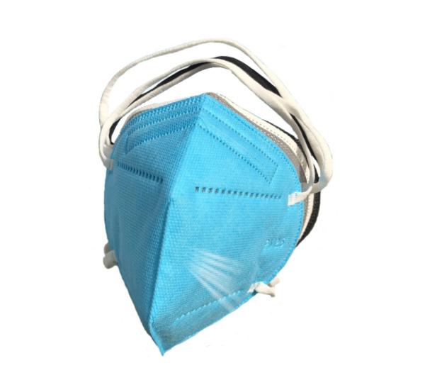 Blue Color Hospital Disposable N95 Mask , Custom Made Asbestos Dust Mask