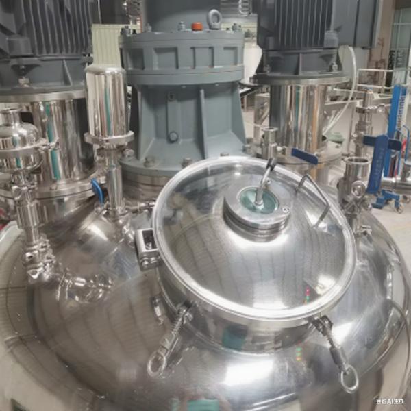 1000L Vacuum Homogenizer Mixer for Toothpaste Skin Care Cream