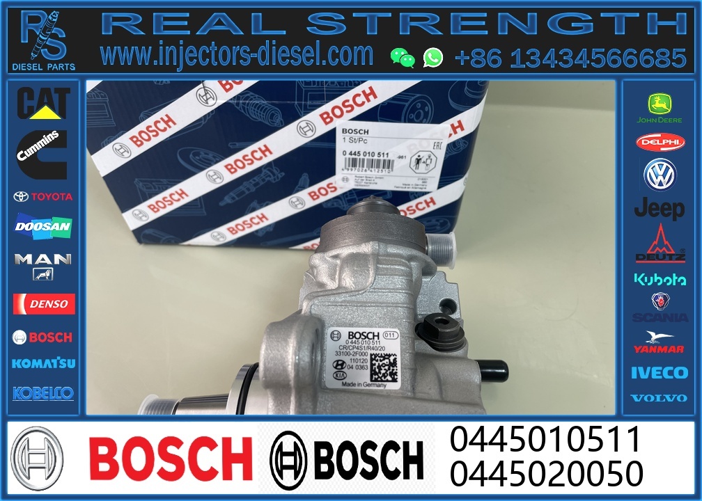 New BDHCD Factory Outlet Diesel Engine Parts Fuel Injector Pump 0445010511 0445010544 33100-2F000 for Common Rail Pump