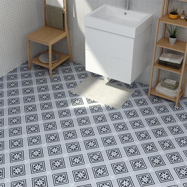 Gray Antibacterial Ceramic Rustic Tile 200x200mm for Kitchen Walls