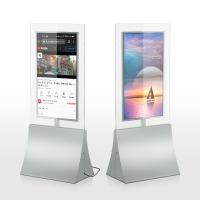 tela dobro grossa LCD de 2.5cm que anuncia a exposição para a operação bancária ultra fina