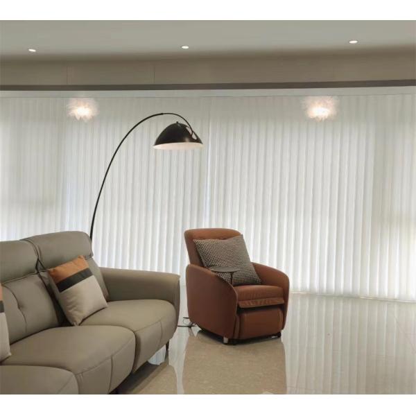 Luxury Manual Window Vertical Blinds 89mm 127mm Size For Hotel Conference
