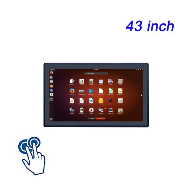 43 inch ZXTLCD Embedded Self-Service Vending Capacitive Linux Industrial Touch Monitor
