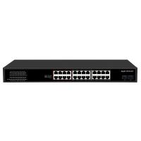 24 Portos CCTV PoE Switch Gigabit Network SFP Optical Uplink Não gerenciado Orçamento de 300W