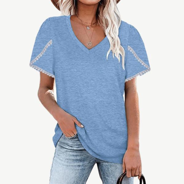 Летние сексуальные женщины короткорукавный верх бело-черный для удобного повседневного ношения