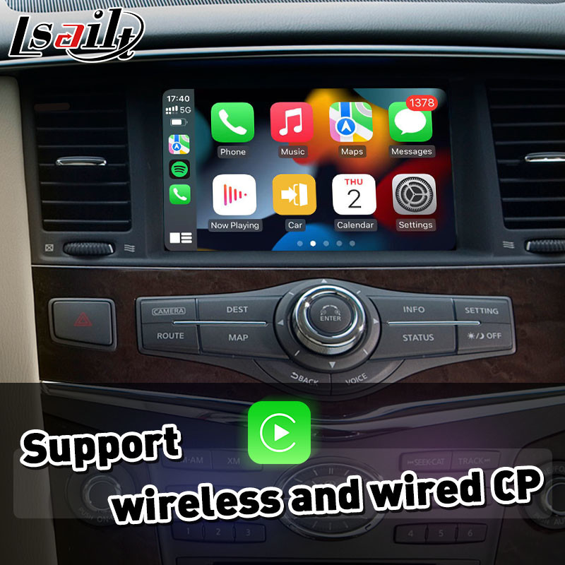 Интерфейс Carplay интеграции Lsailt AA беспроводной для Infiniti QX56 2010-2013