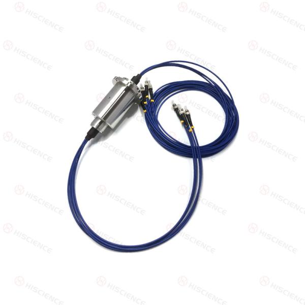 2 - 4 Circuits Optical Slipring  , Single Mode Fiber Optic Rotary Joints