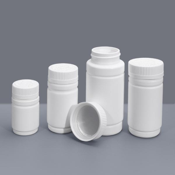 Garrafa de plástico de cápsula vazia de 120 ml com tampa à prova de crianças