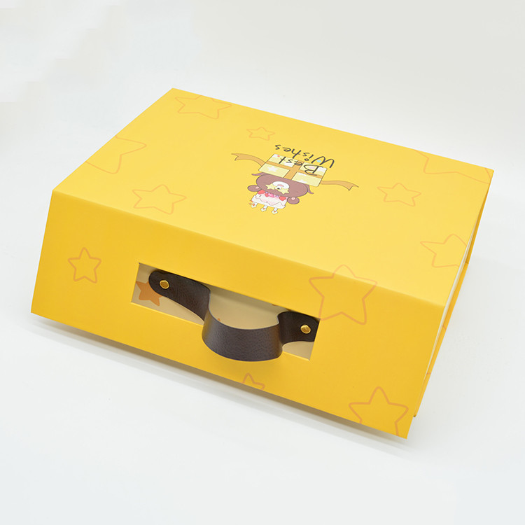 Коробка сусального золота CMYK складная упаковывая для ODM одежд младенца