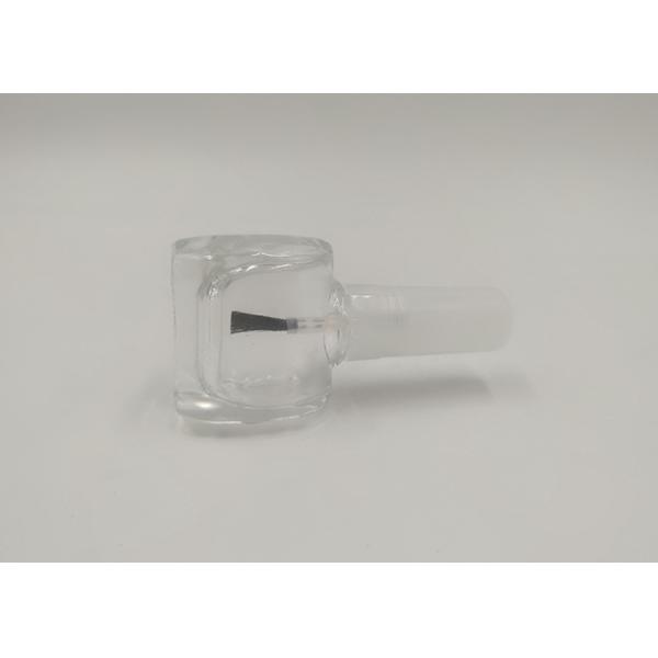 Glass Beauty Makeup Nail Polish Bottle HS Code 392330 With White Brush