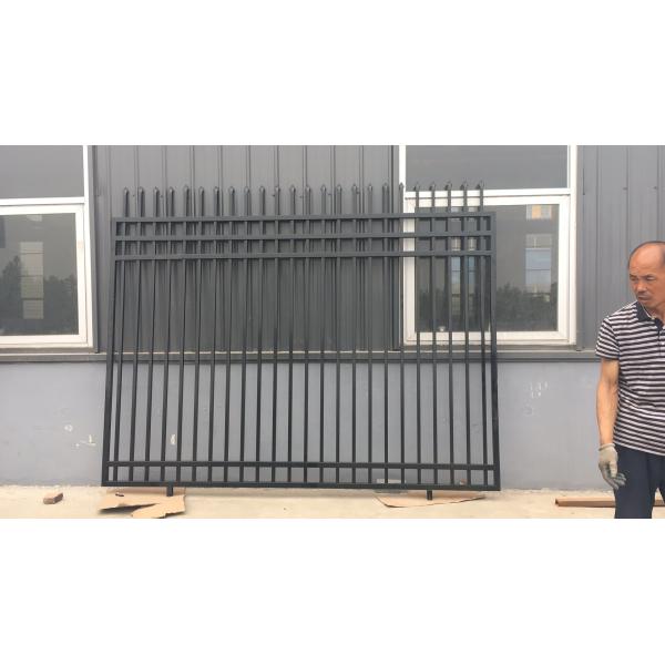 Жара - обработал загородку ISO14001 3m высокую чугунную стальную