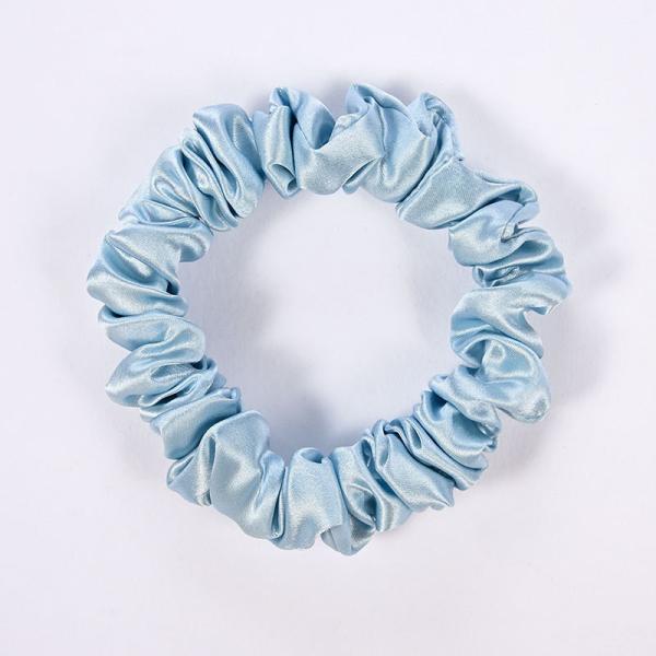 Silk Scrunchies For Hair 100% Mulberry Silk Ties For Curly Hair Scrunchies Prevent Breakage