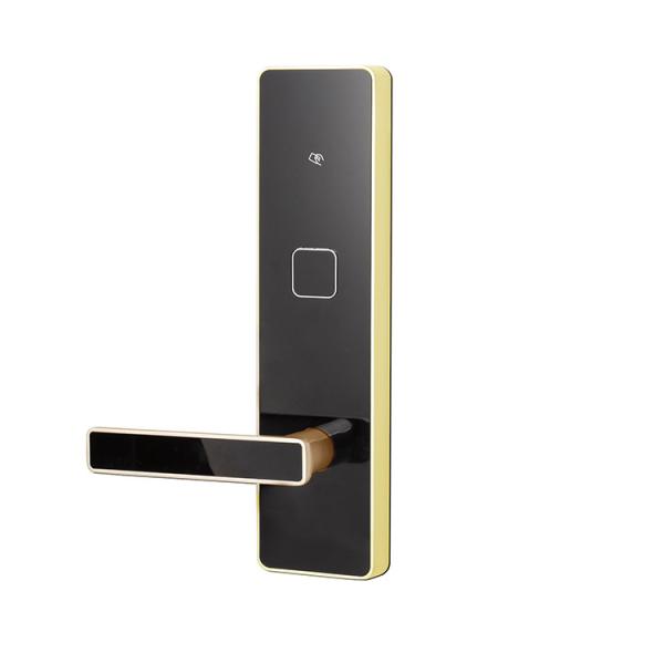 Zinc Alloy Smart Hotel Room Door Locks , Electronic Card Door Lock Durable