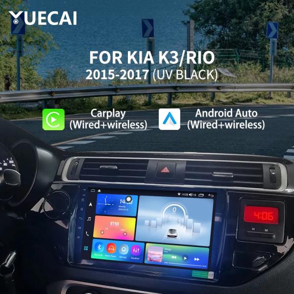 Kia K3/RIO Cars Head Unit Dashboard Placement 9 Inch Android Automotive Head Unit