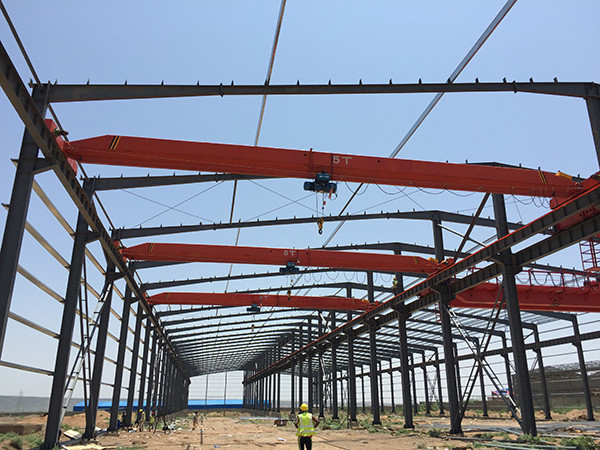 Q235 Q355B Steel Building Factory , Durable Steel Frame Structure Building