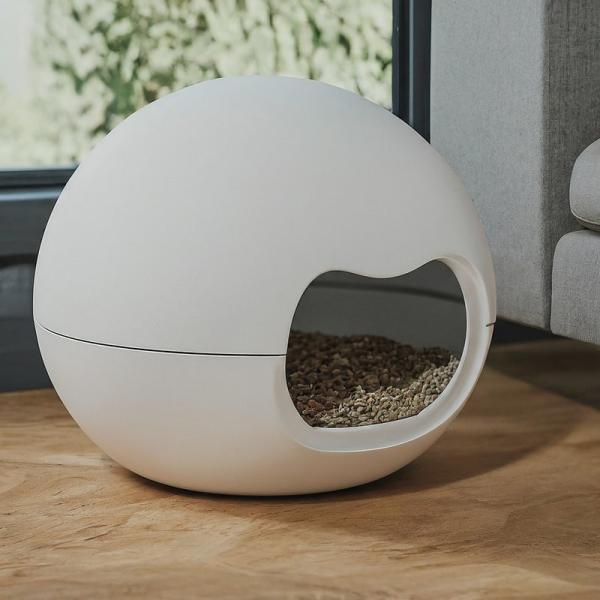 Small Space Cat Litter Box Lightweight Portability Stylish Design