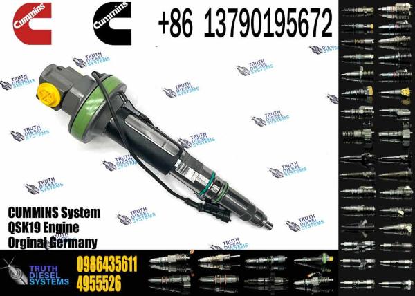 NINE Marca Precio de fábrica Inyector diesel 0986435611 Boquilla de inyección de tren común 0 986 435 611