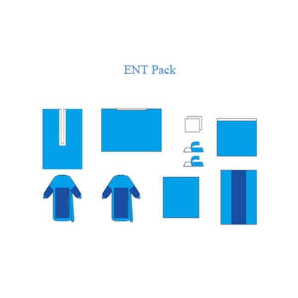 Медицинское устранимое стерильное ENT горло носа уха пакета задрапировывает набор пакета с ISO CE