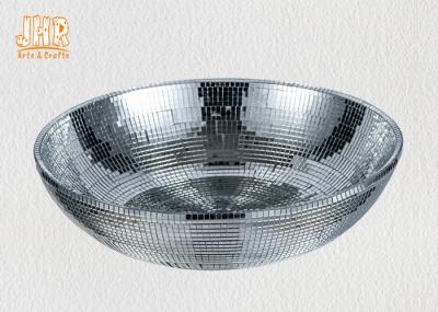 Silver Mirror Mosaic Fiberglass Flower Pots Modern Style Indoor Decoration