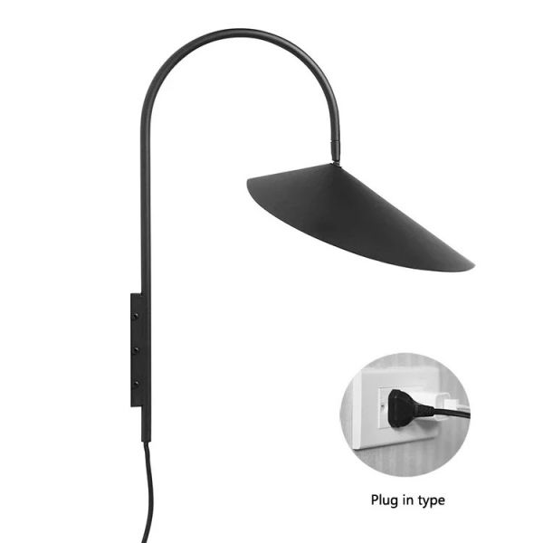 Designer Retro Lamp Wall Minimalist Adjustable Sofas Reading Light Arum Wall Lamp(WH-VR-160)