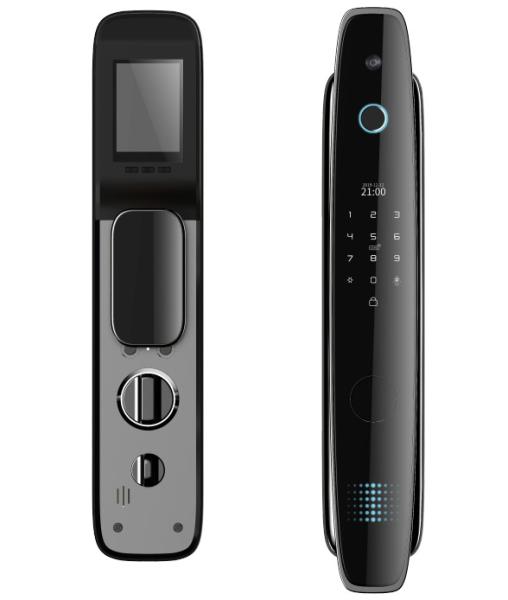 Face Recognition Fingerprint Door Lock Gold Biometric Gate Lock