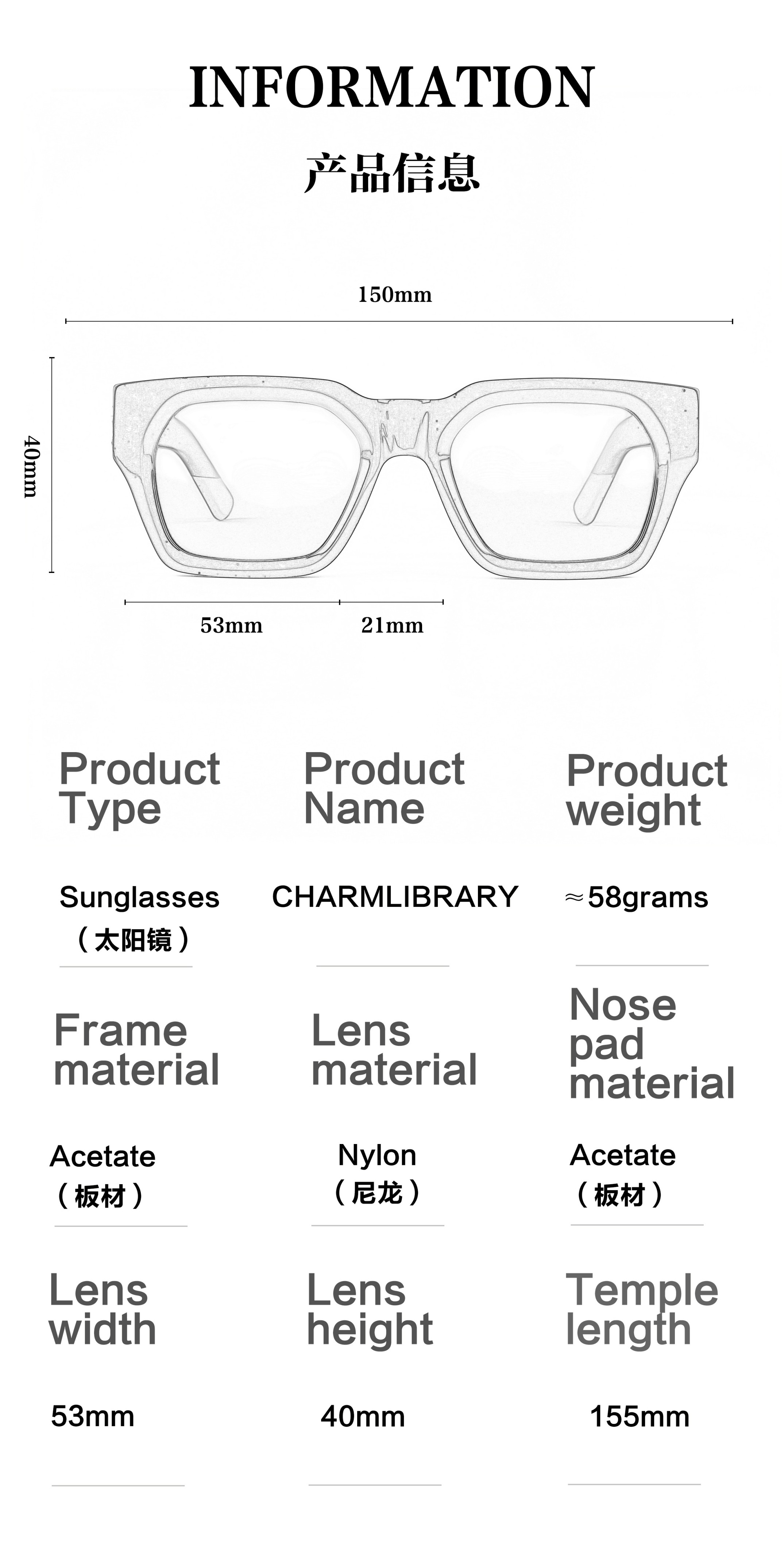 Guangdong Wholesaler Vintage Fashion Party Props Thick Shade Frames Work Outdoors Recreation High Quality Sunglasses Custom logo