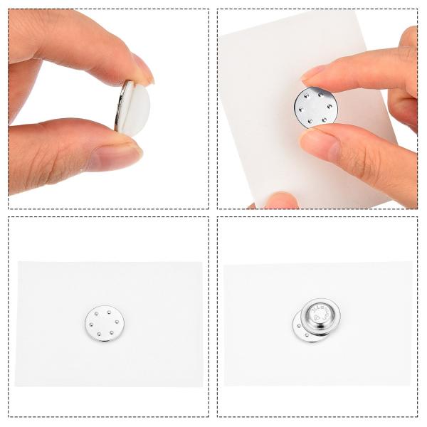 Металлический магнитный значок имени магнит 45x13 мм Стальная плита с одним промышленным магнитом внутри