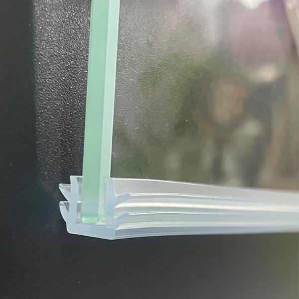 Прозрачные прокладки зажима обнажать погоды PVC мягкие стеклянные для стекла 5mm