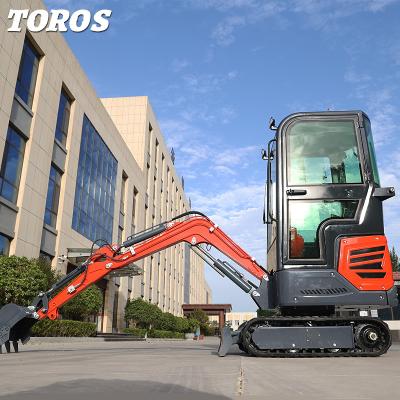 1.2t Mini Backyard Excavator Small Excavation Machine 370mm Ground Clearance
